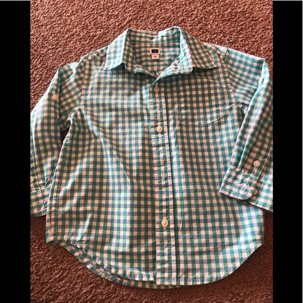 Janie and Jack striped button down shirt